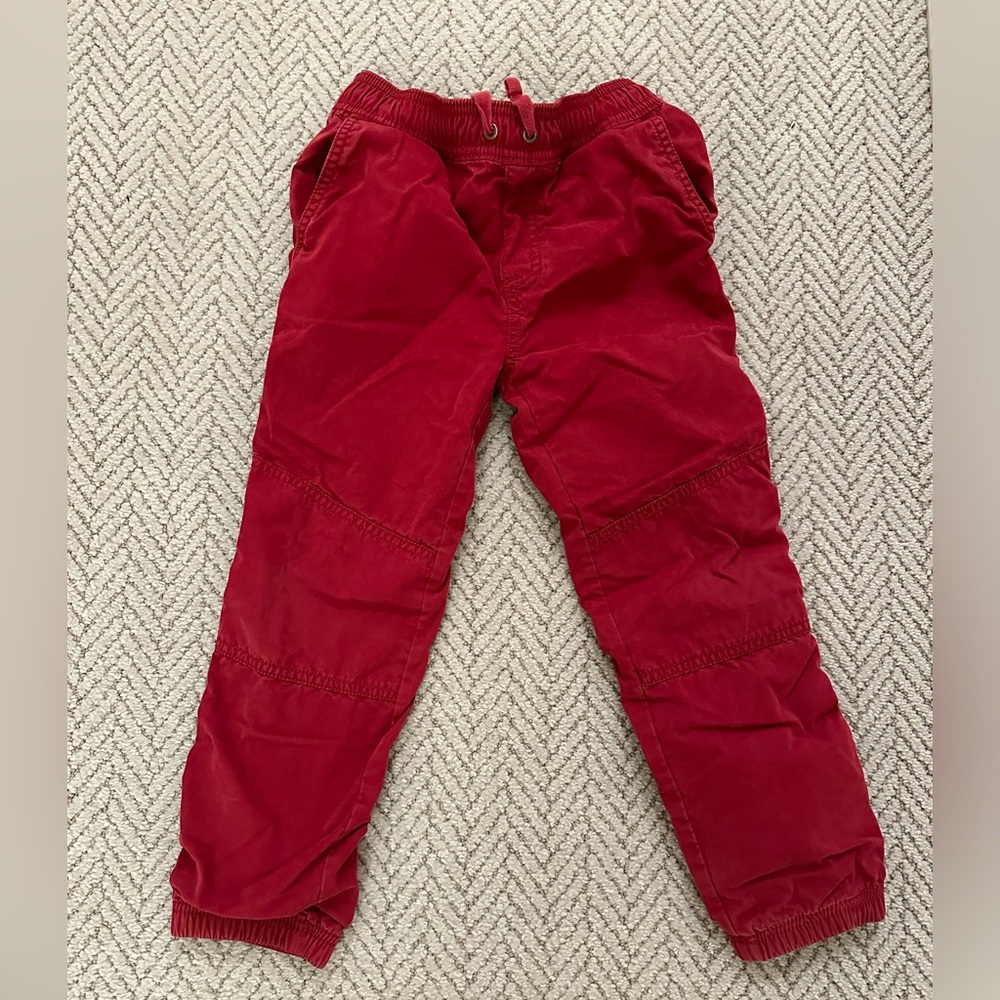 Hanna Andersson lined pull on pants